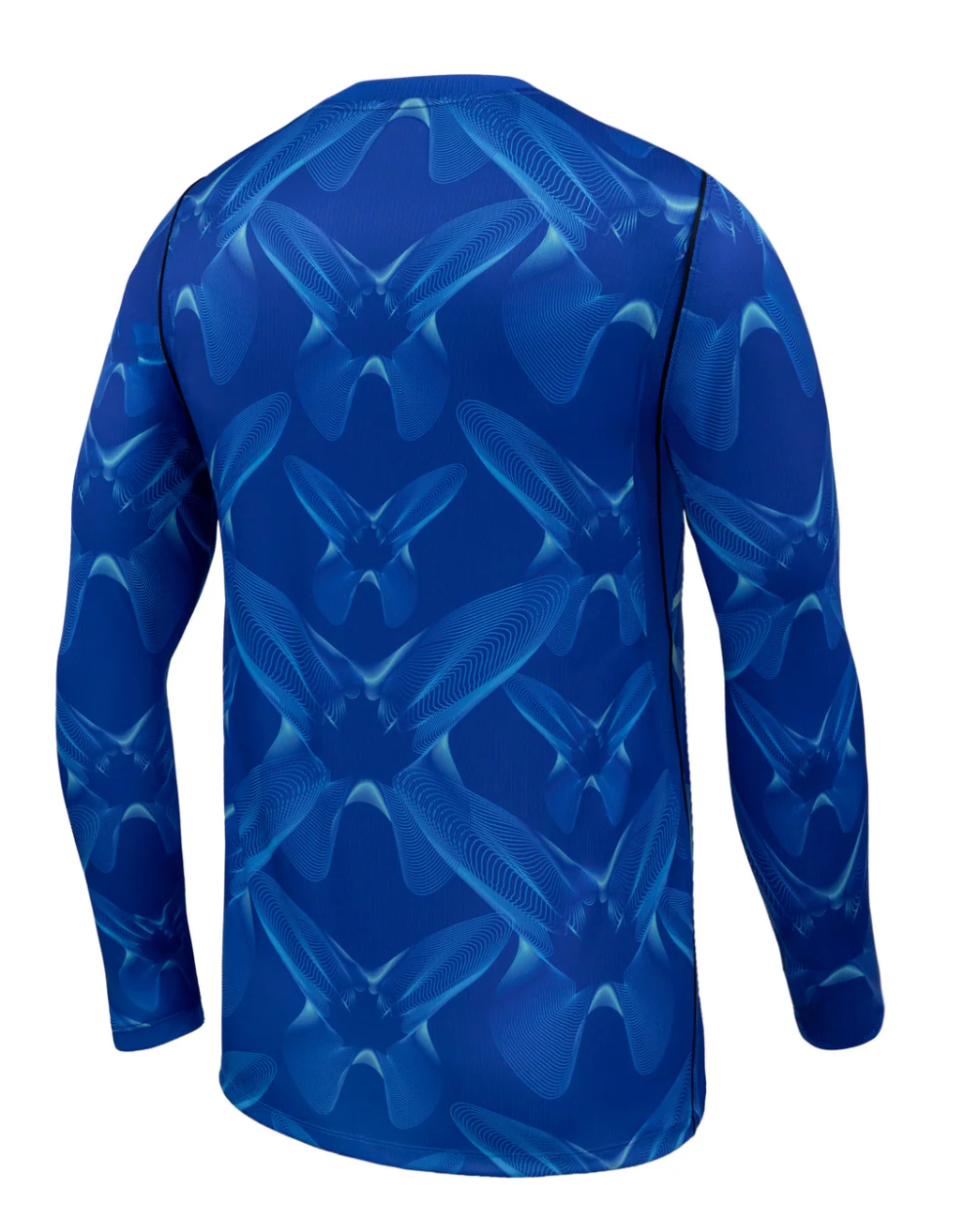 Canada Blue Goalkeeper Jersey Back — Nike blue sublimated goalkeeper supporter jersey