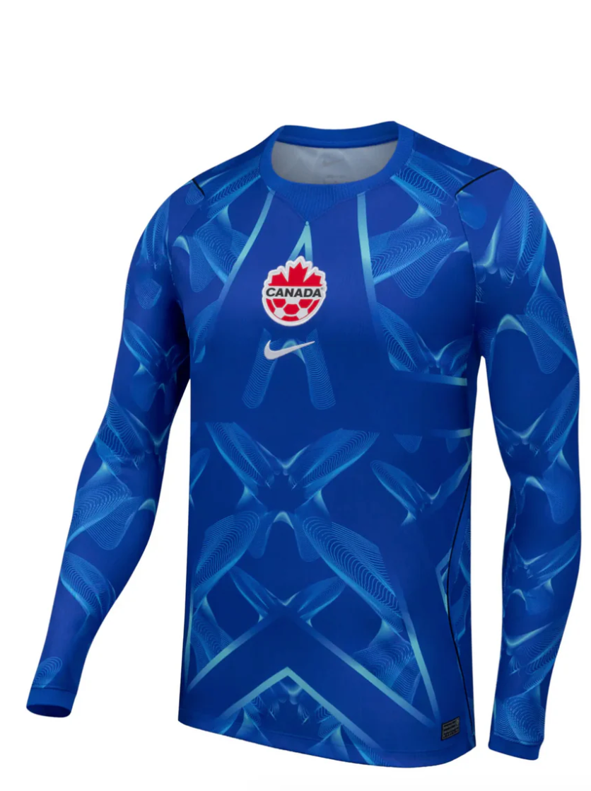 Team Canada Long Sleeve Blue Jersey front