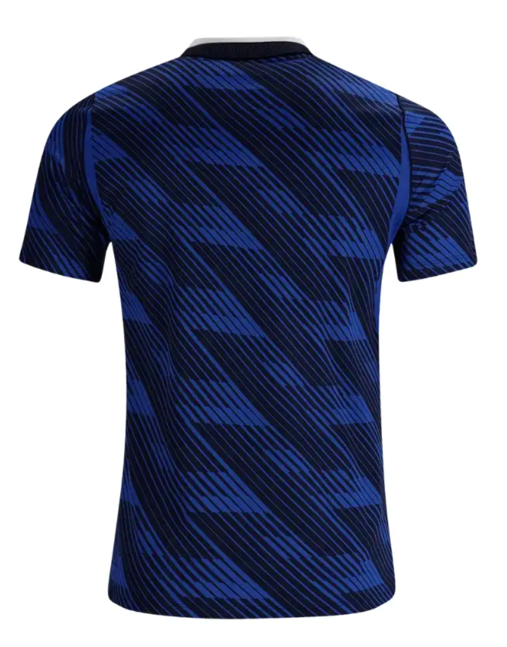 France Home Jersey Back — Nike authentic navy blue sublimated football jersey