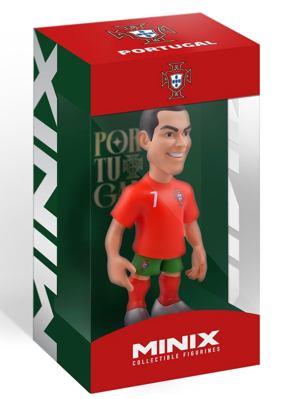 Cristiano Ronaldo MINIX collectible figure front - Portugal kit