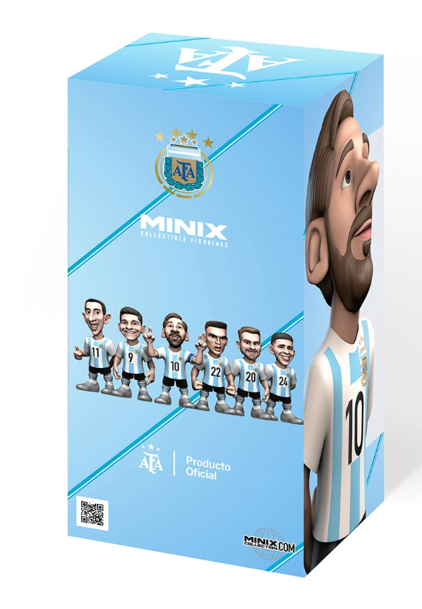 Lionel Messi FIFA World Cup collectible figure back - Argentina kit