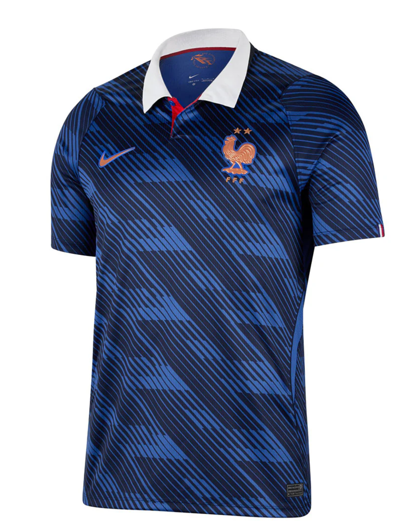 France Blank Jersey Blue front