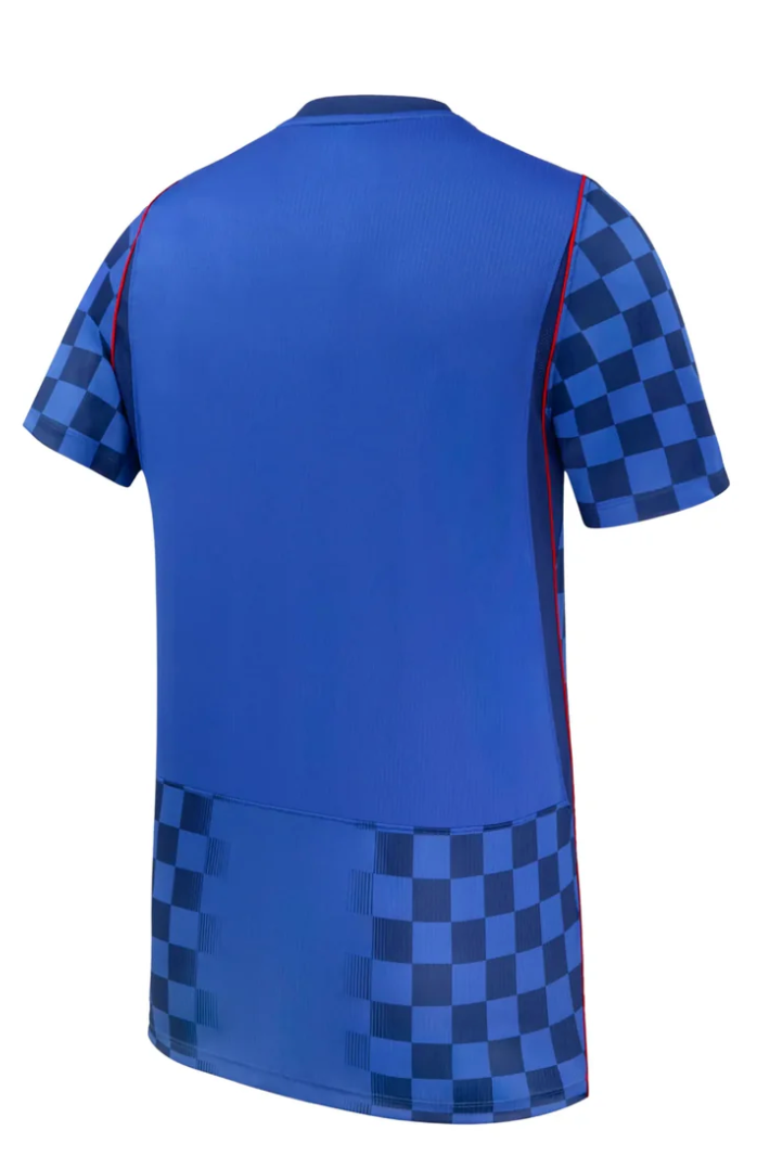 Croatia Away Jersey Blue back
