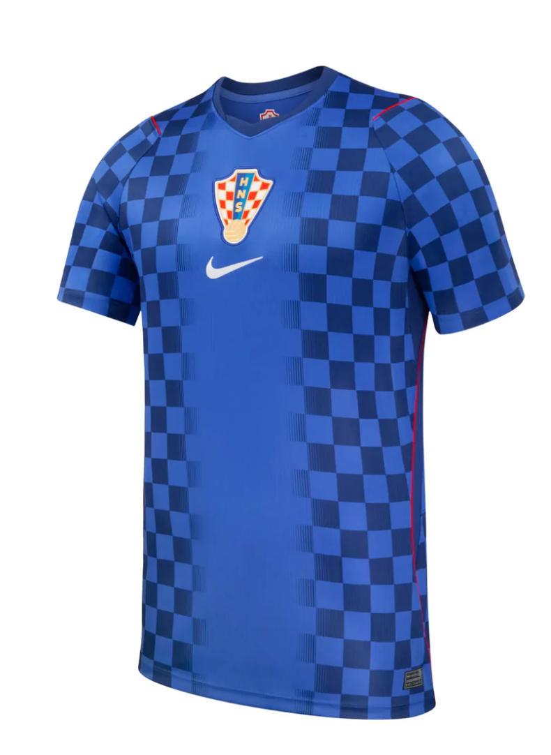 Croatia Away Jersey Blue front