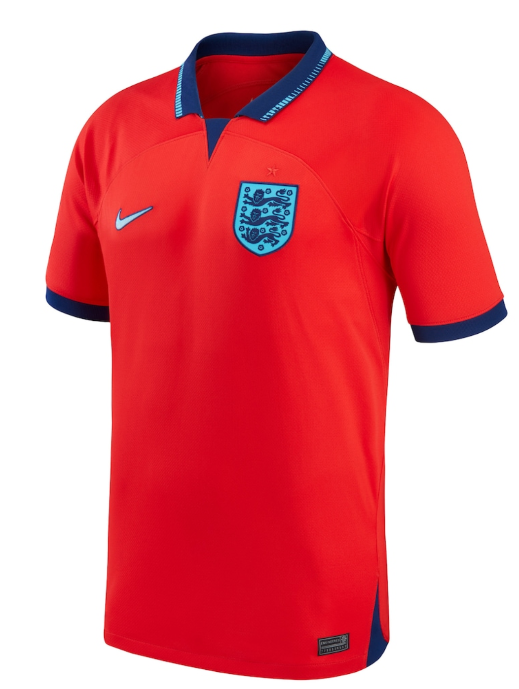 England Blank Red Jersey front