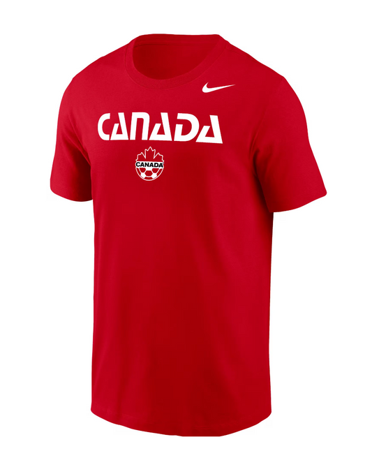 Canada Soccer Nike Supporter Tee front