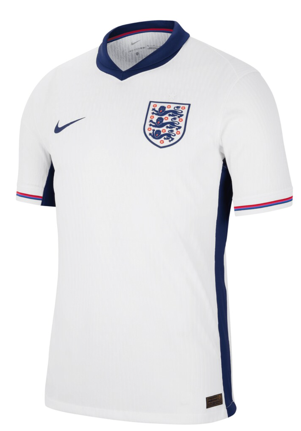 England Blank White Jersey front