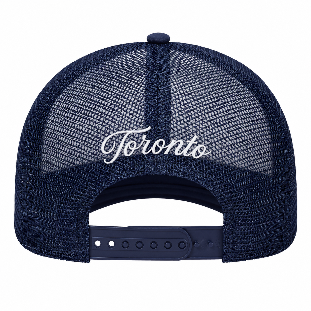 Toronto The Six Trucker Hat Navy White - back view