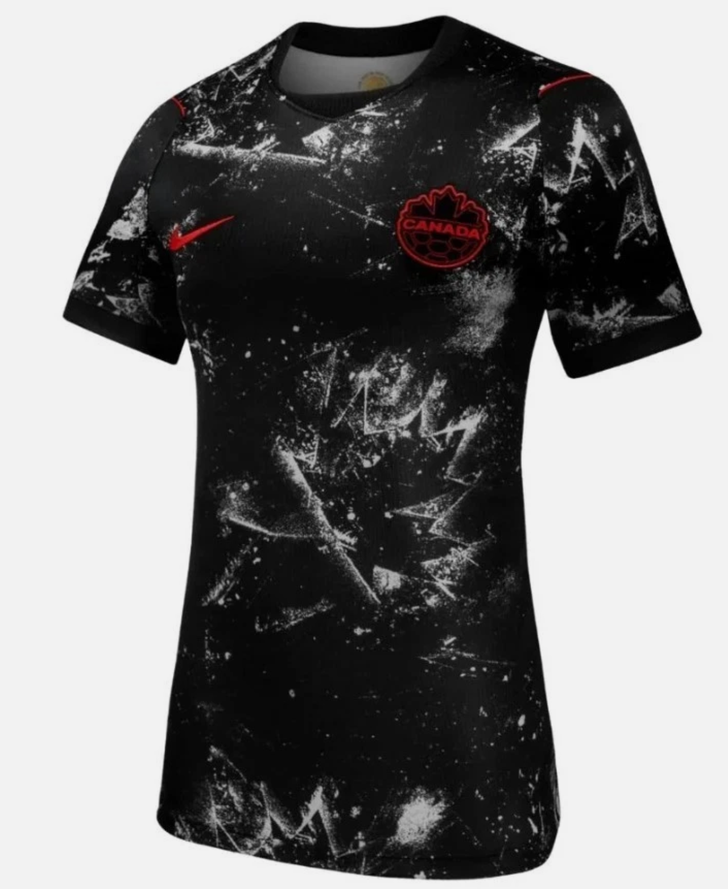 Canada 2026/27 Nike Women's Away Black Jersey front