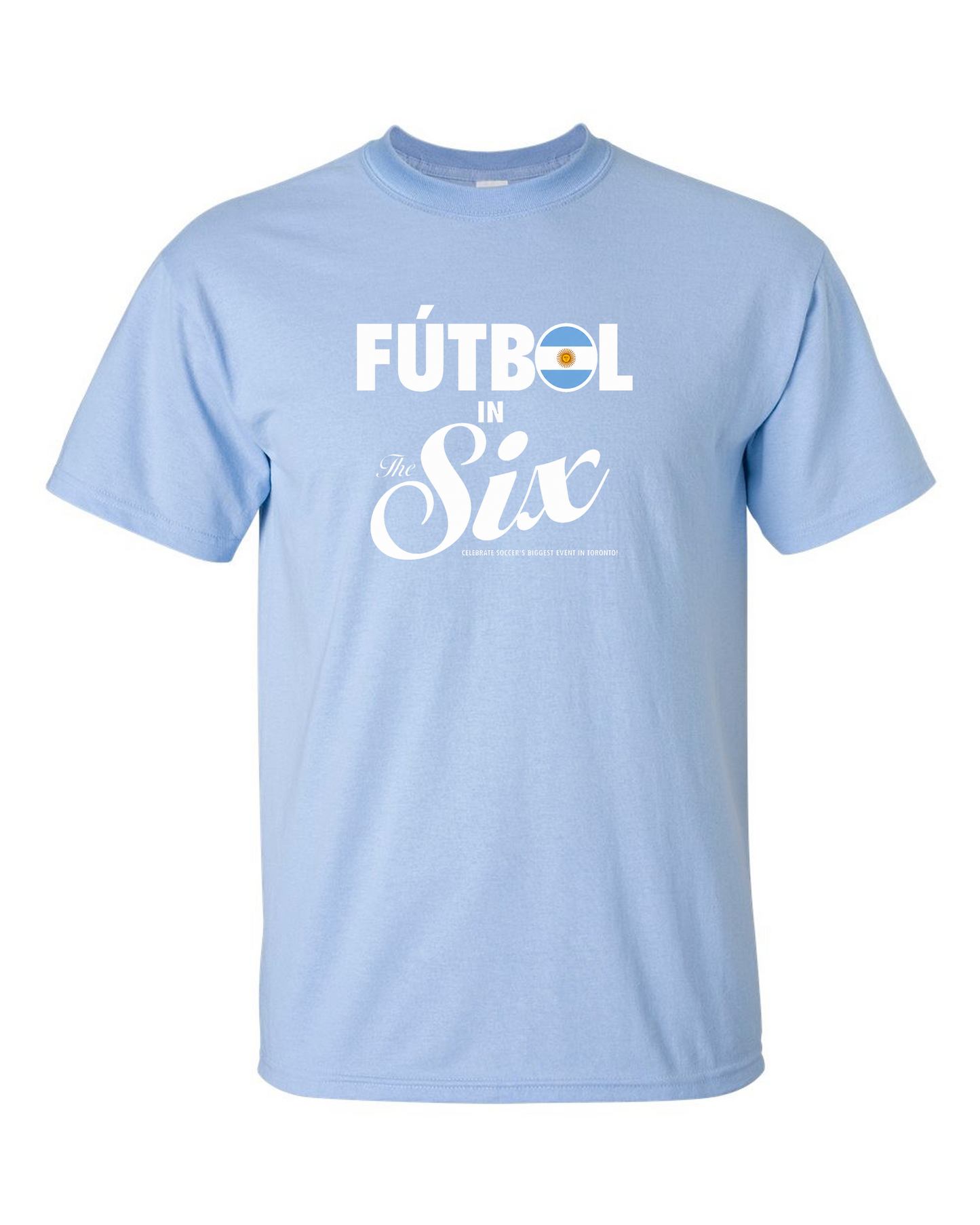 The Six Football Flags Tee — Argentina | Toronto 2026 Souvenir