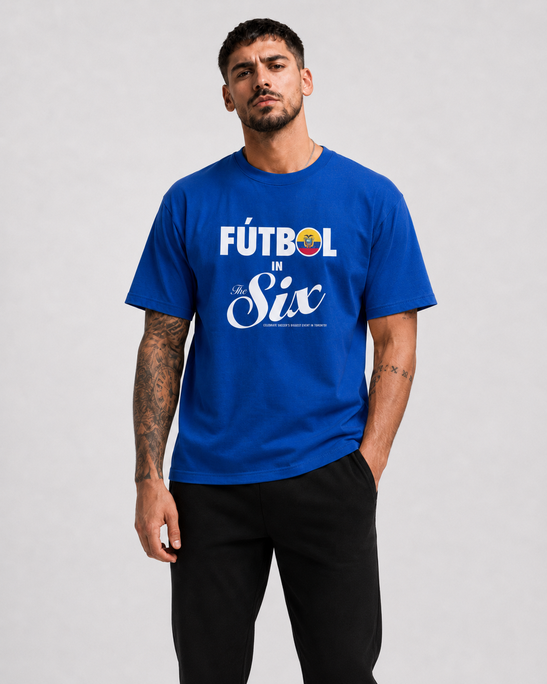 The Six Football Flags Tee — Ecuador | Toronto 2026 Souvenir