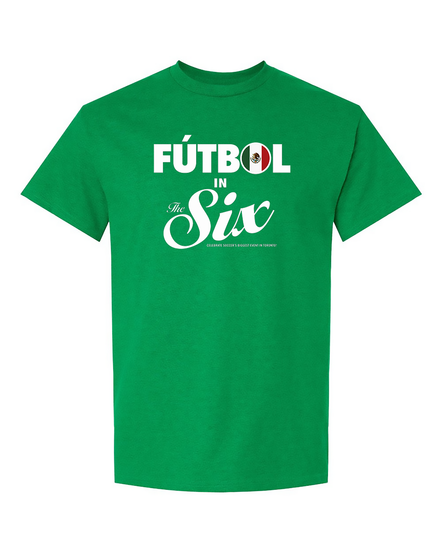 The Six Football Flags Tee — Mexico | Toronto 2026 Souvenir