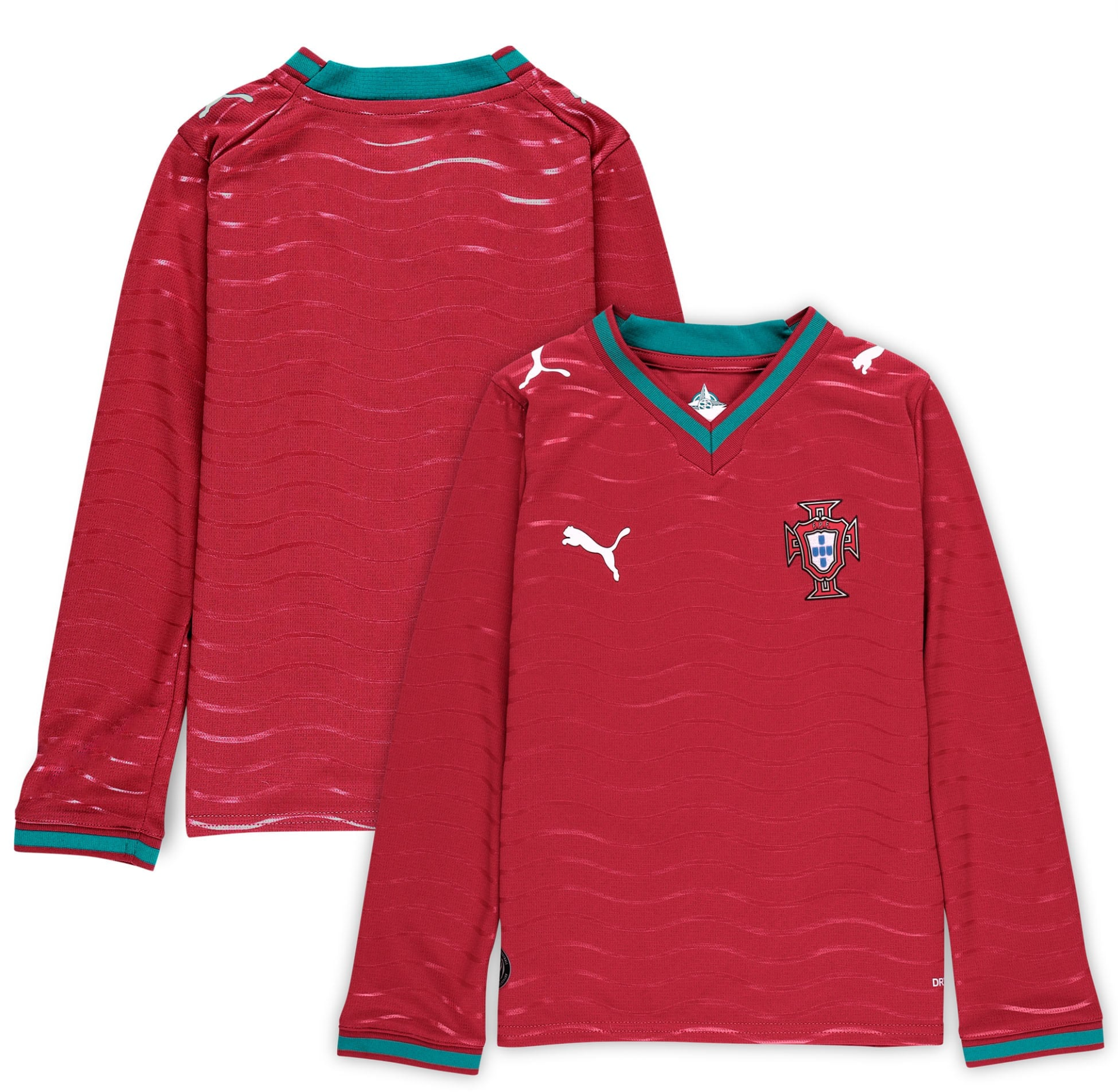 Portugal 2026/27 Long Sleeve Jersey Kids front